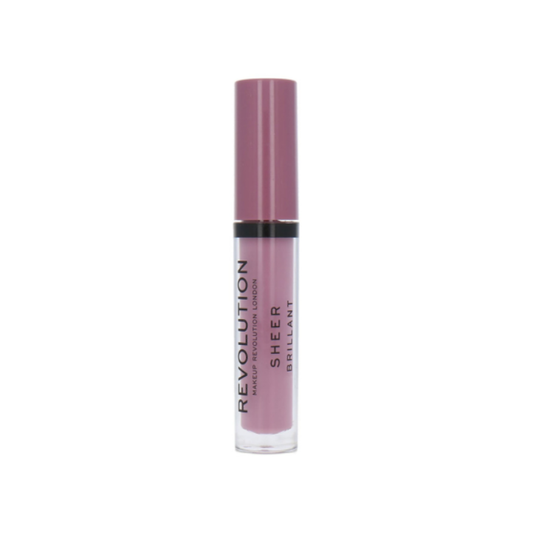 Revolution Sheer Brillant Liquid Lipstick Violet 143