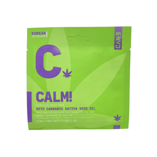 CAN B Calm Sheet Mask Hydrating With Cannabis Sativa Oil