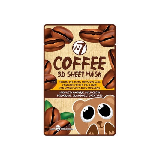W7 Coffee 3D Sheet Mask