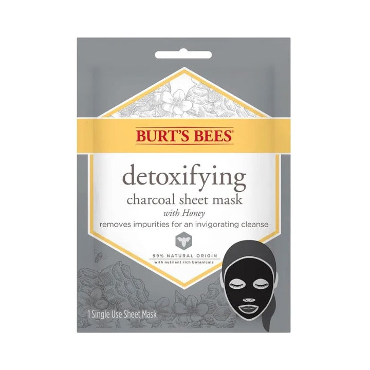 Burts Bees Detoxifying Charcoal Sheet Mask with Honey