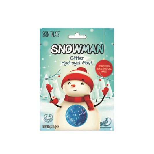 Skin Treats Snowman Glitter Hydrogel Face Mask