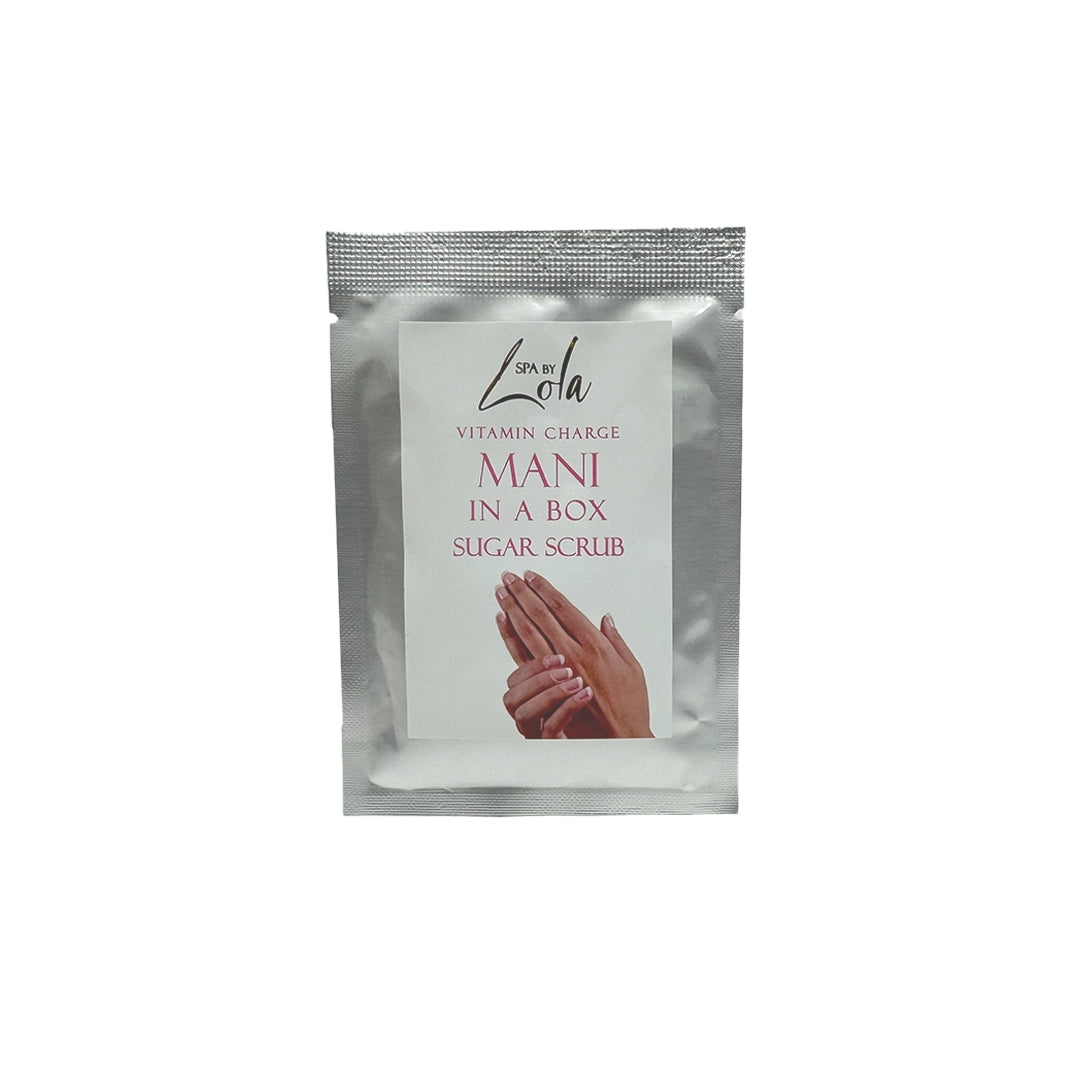 Spa By Lola 3 Step Mani In A Box Sugar Scrub, hand Mask & Hand Lotion