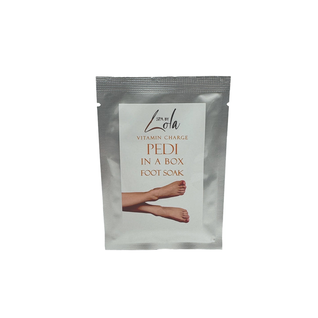 Spa By Lola 3 Step Pedi In A Box Sugar Scrub, Foot Soak & Foot Lotion