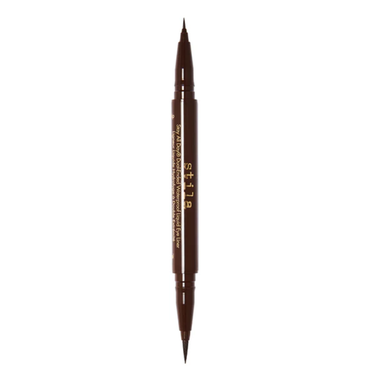 Stila Stay All Day Dual Ended Waterproof Liquid Eyeliner Original Dark Brown & Micro Tip Dark Brown