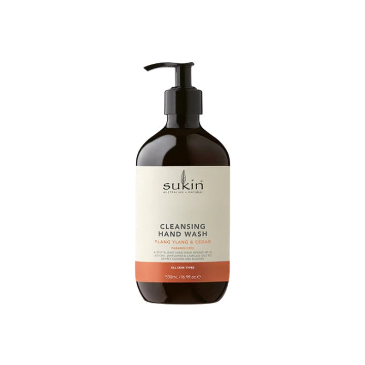 Sukin Cleansing Hand Wash Ylang Ylang & Cedar 500ml