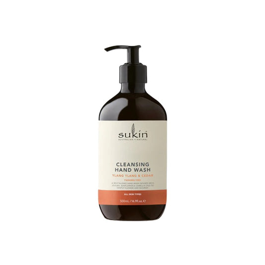 Sukin Cleansing Hand Wash Ylang Ylang & Cedar 500ml