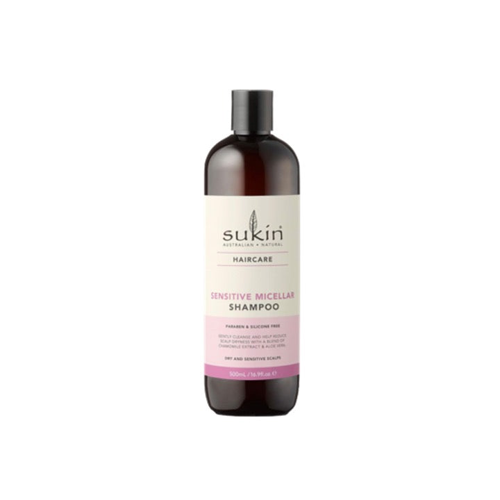 Sukin Haircare Sensitive Micellar Shampoo 500ml