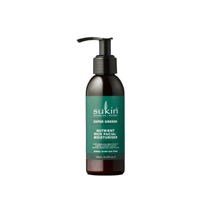 Sukin Super Greens Facial Moisturiser 125ml