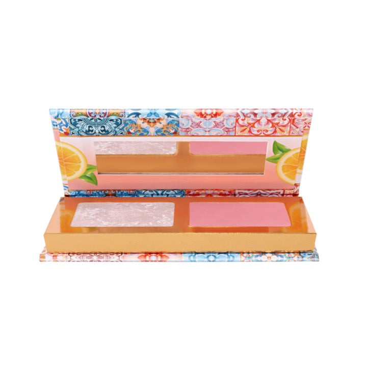 W7 Sunny Seville Highlighter & Blusher Pallete