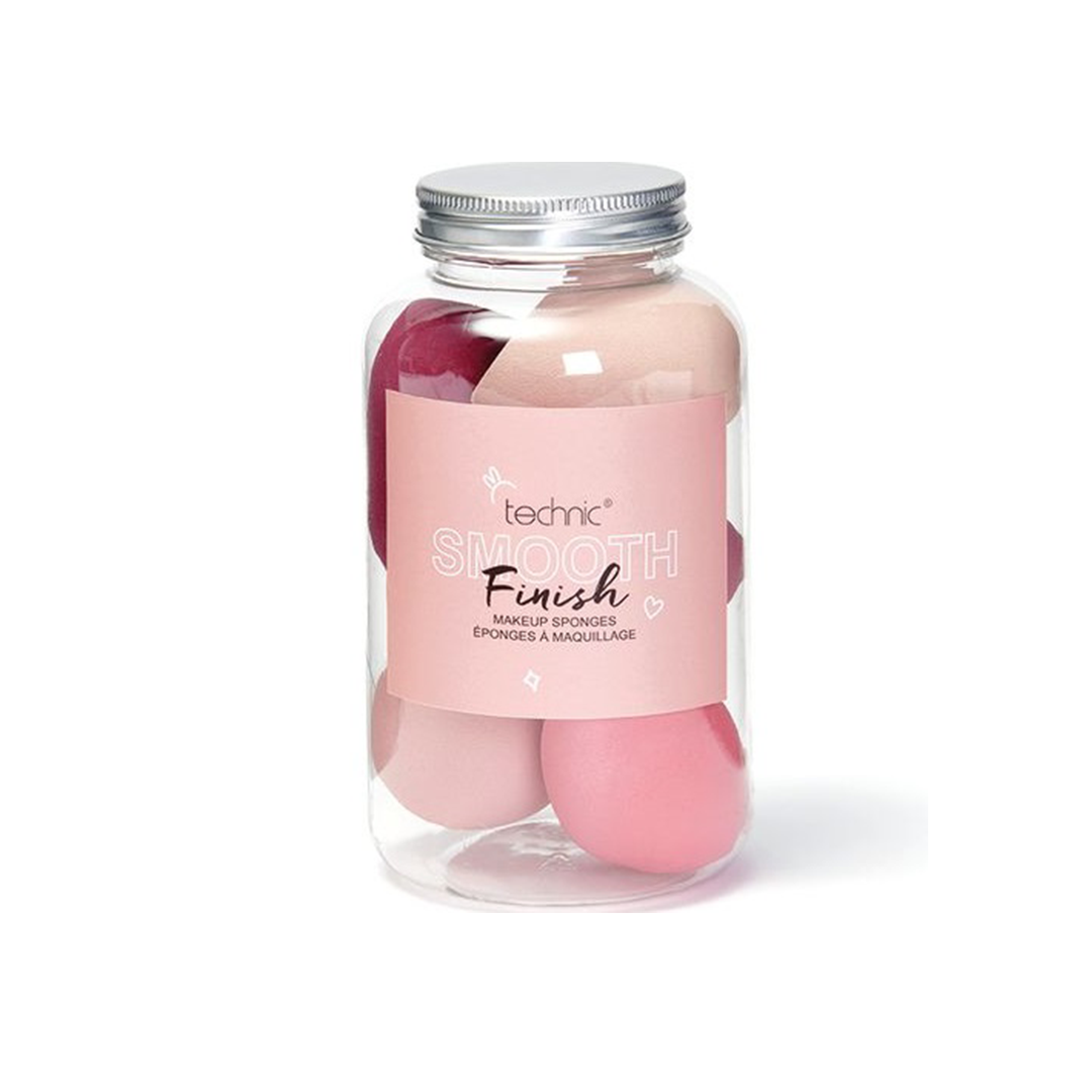 Technic Smooth Finish Makeup Sponges In Tub