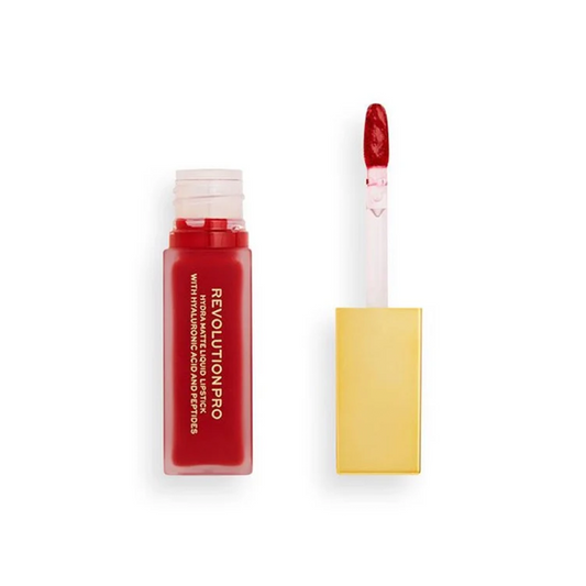 Tester Revolution Hydra Matte Liquid Lipstick Red Drip