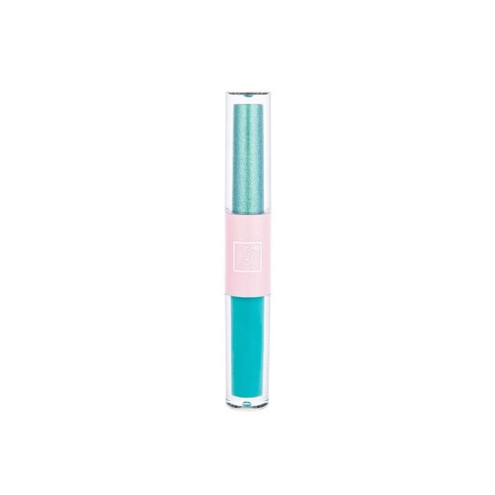 The Beauty Crop Liquid Eyeshadow Duo Blue Basil & Berry Sherbet