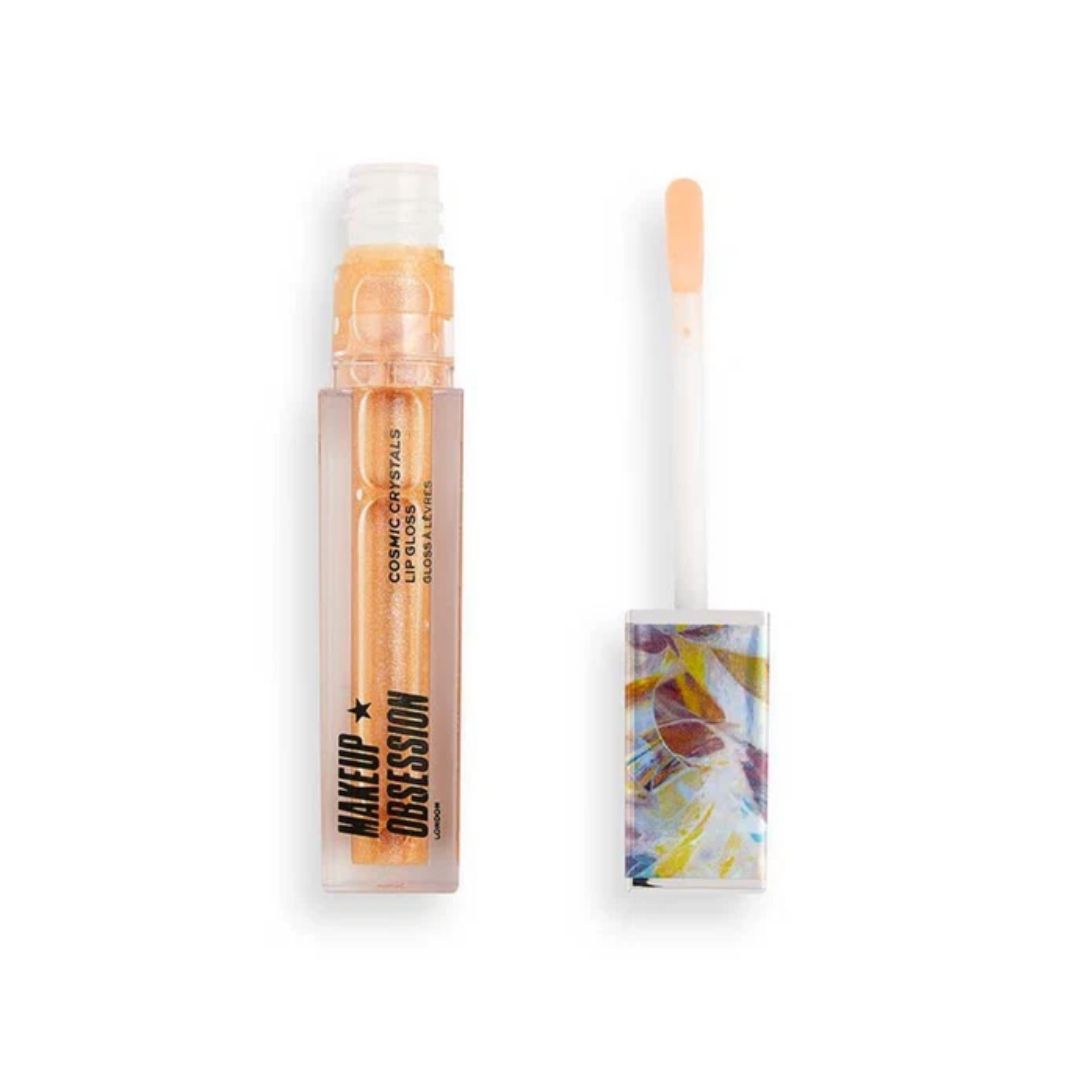 Tester Revolution Makeup Obsession Cosmic Crystals Lipgloss Solar