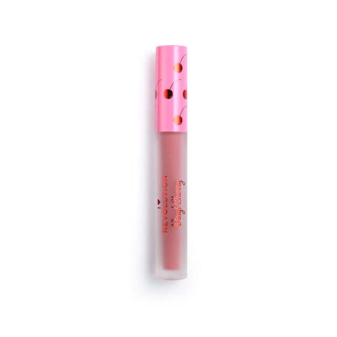Tester Revolution I Heart Revolution Vinyl Cherry Liquid Lipstick Cherry Bakewell