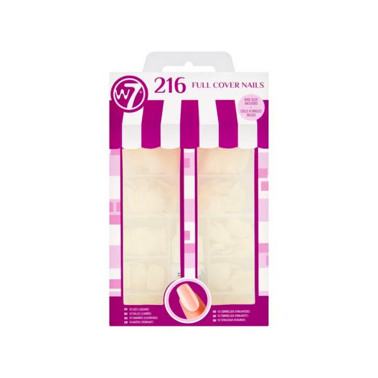 W7 216 Full Cover Nails Square