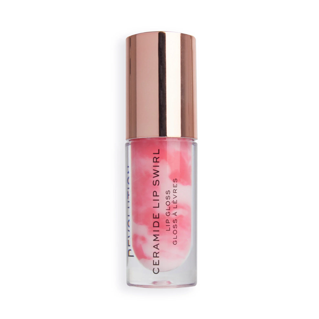 Makeup Revolution Lip Swirl Ceramide Gloss Soft Pink