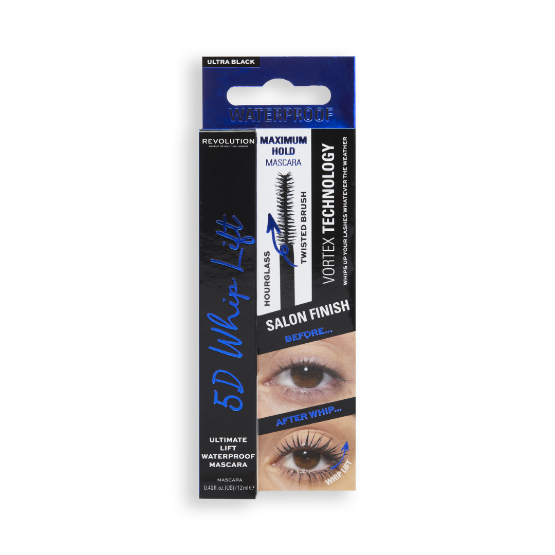 Makeup Revolution 5D Whip Lift Waterproof Mascara