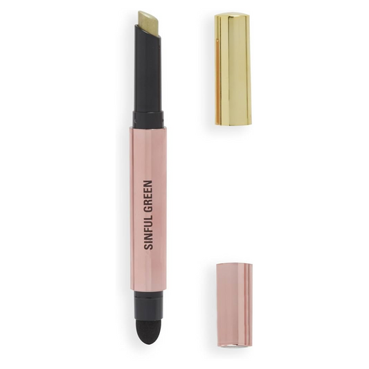 Makeup Revolution Lustre Wand Eyeshadow Stick Sinful Green