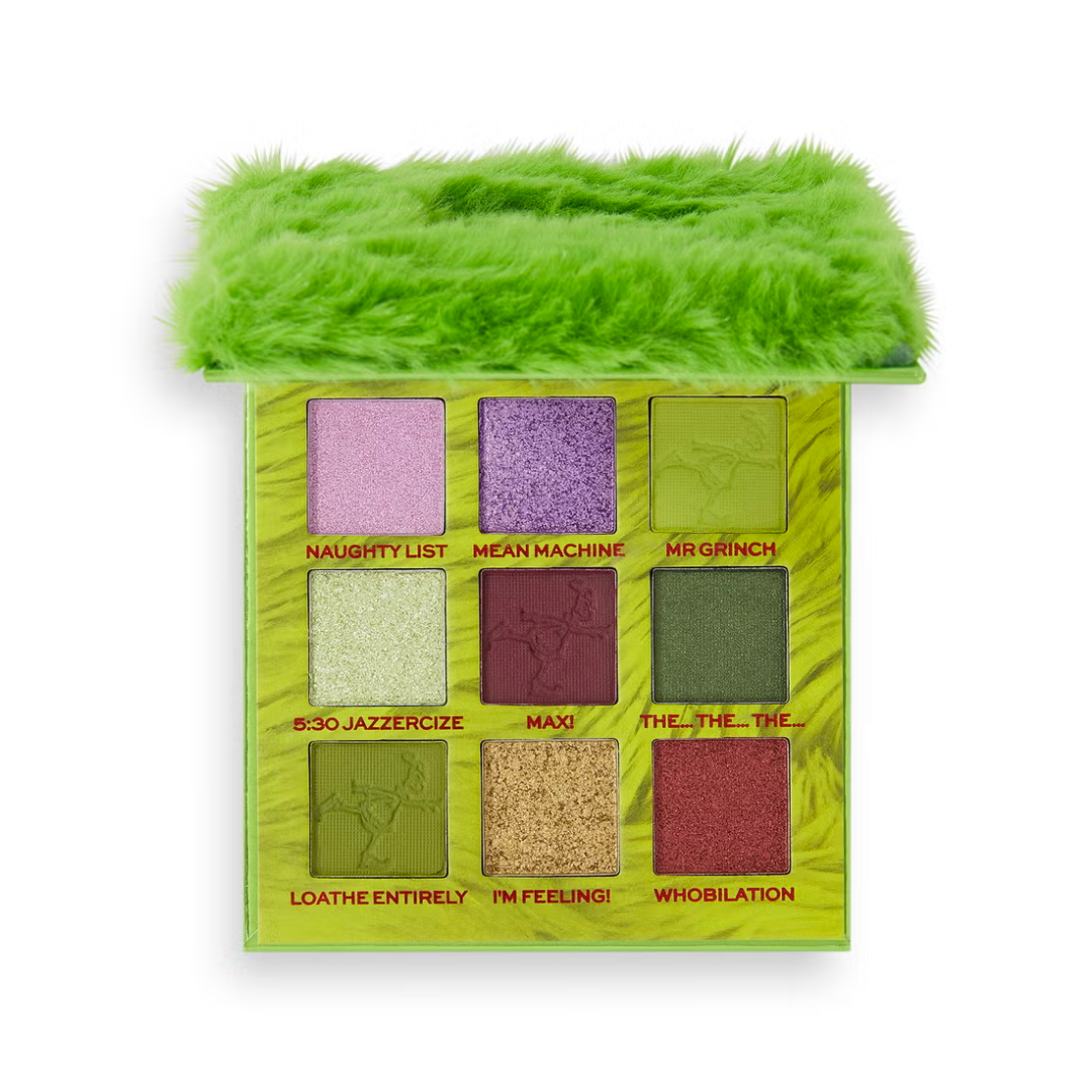 Revolution X The Grinch Mean One Eyeshadow Palette