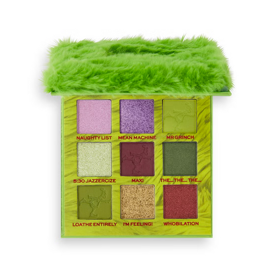 Revolution X The Grinch Mean One Eyeshadow Palette