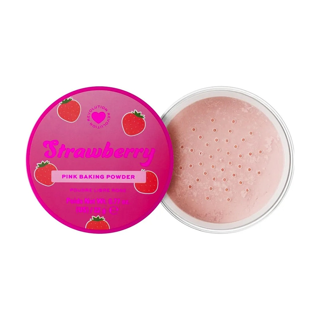 Revolution Pink Scented Baking Powder Strawberry
