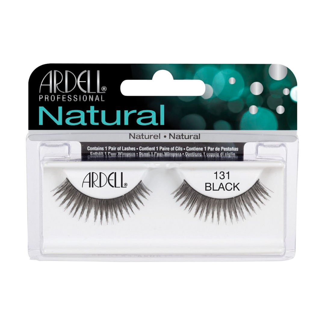 Ardell Natural 131 Black False Eyelashes with Duo Adhesive