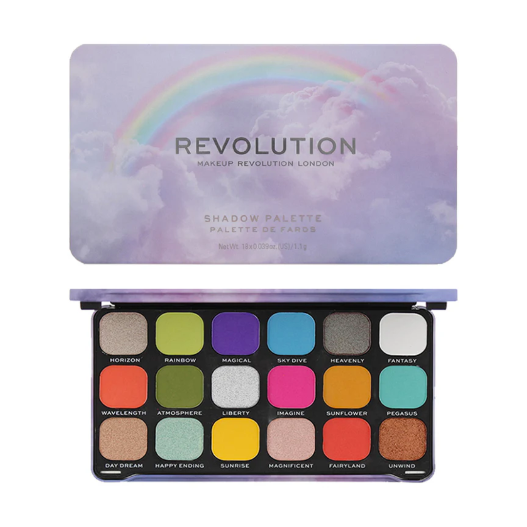 Revolution Halloween Rainbow Shadow Palette