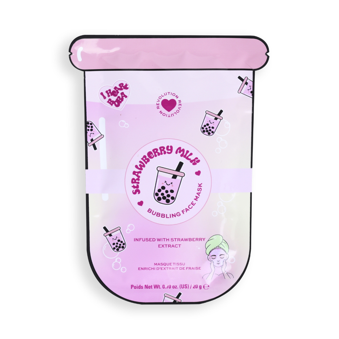 Revolution Bubbling Face Mask Strawberry Milk