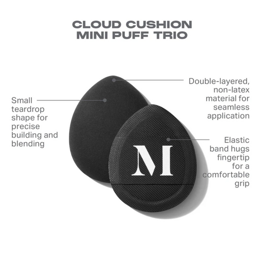 Morphe Cloud Cushion Mini Puff Trio