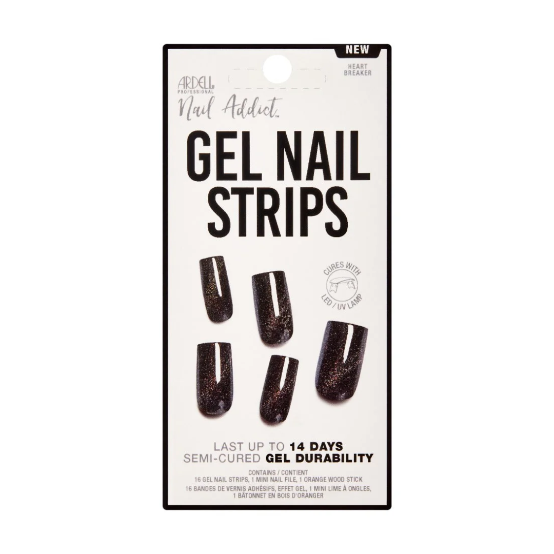 Ardell Nail Addict Gel Nail Strips Heart Breaker