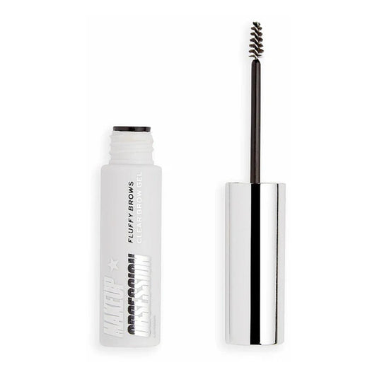 Tester Revolution Makeup Obsession Fluffy Brows Fibre Brow Gel Warm Brown