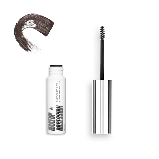 Revolution Makeup Obsession Fluffy Brows Fibre Brow Gel Dark Brown