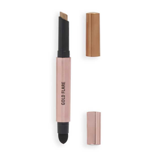 TESTER Revolution Lustre Wand Eyeshadow Stick Gold Flare