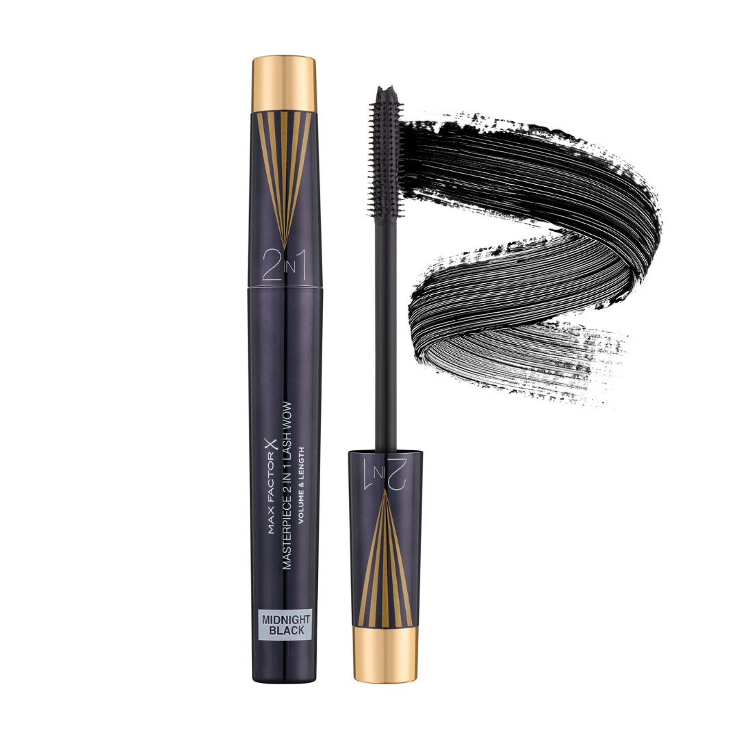 Max Factor Masterpiece 2in1 Volume & Length Mascara Midnight Black
