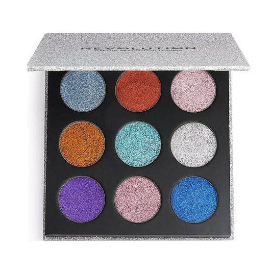 Revolution Pressed Glitter Illusion Eyeshadow Palette