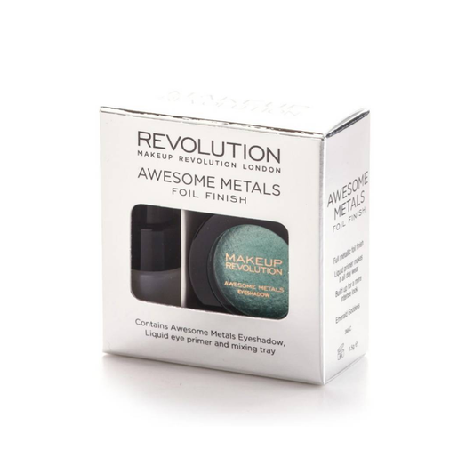Revolution Awesome Metals Eyeshadow Foil Finish Emerald Goddess