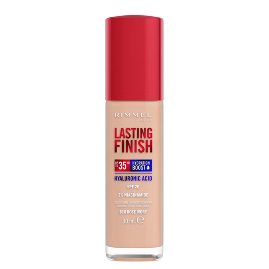Rimmel Lasting Finish 25H Breathable Foundation 010 Rose Ivory