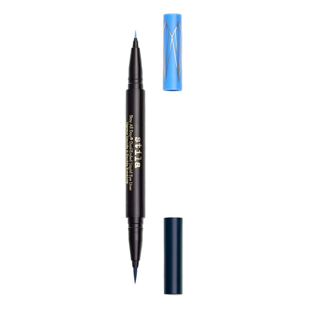Stila Stay All Day Dual Ended Waterproof Liquid Eyeliner Original Midnight & Micro Tip Periwinkle