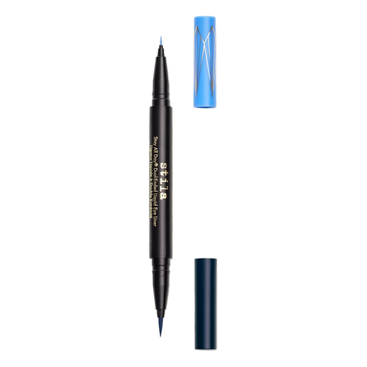 Stila Stay All Day Dual Ended Waterproof Liquid Eyeliner Original Midnight & Micro Tip Periwinkle