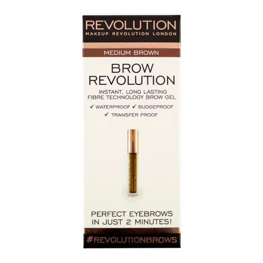 Revolution Long Lasting Brow Gel Medium Brown