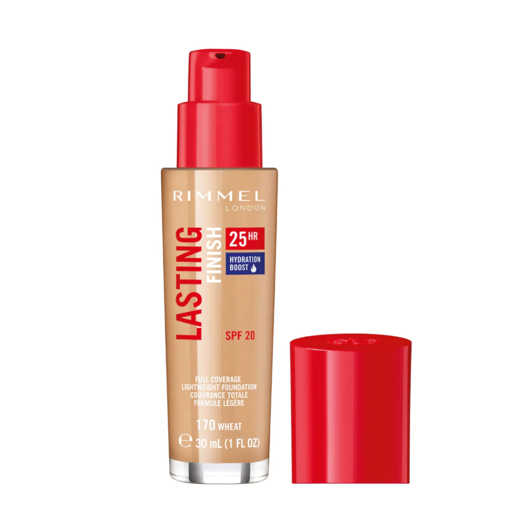 Rimmel Lasting Finish 25H Foundation 170 Wheat SPF20