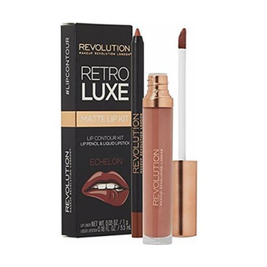 Revolution Retro Luxe Matte Lip Kit Echelon