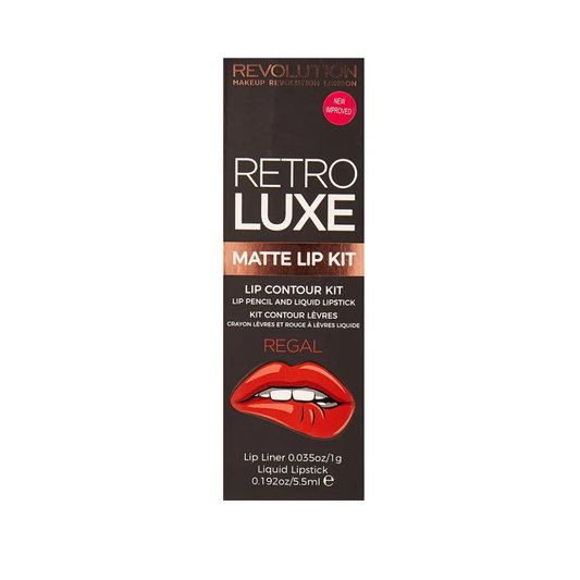 Revolution Retro Luxe Matte Lip Kit Regal