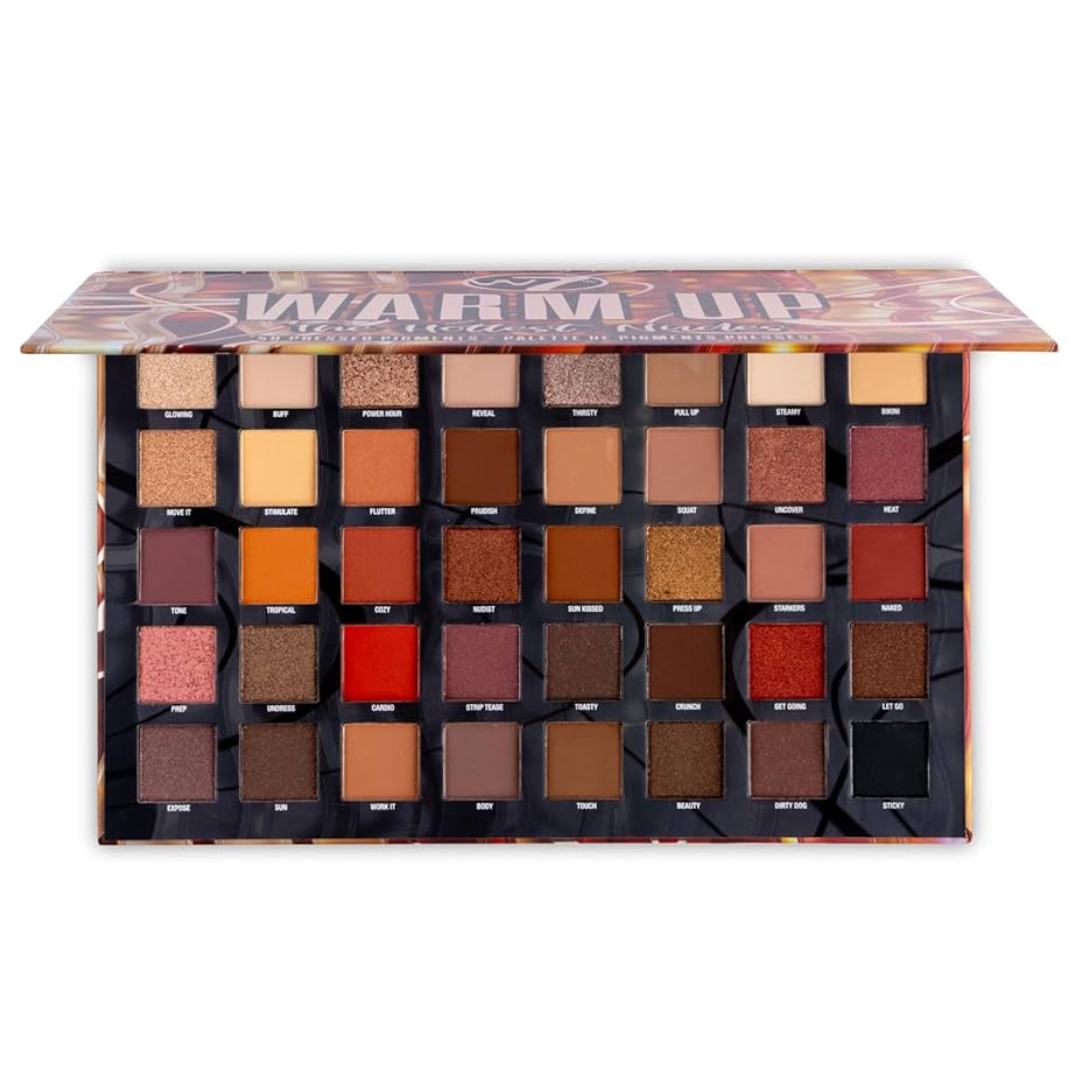 W7 Warm Up Pressed Pigment Palette