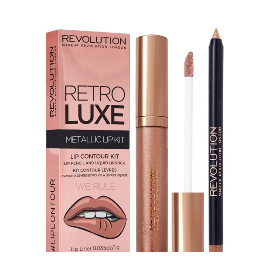 Revolution Retro Luxe Metallic Lip Kit We Rule