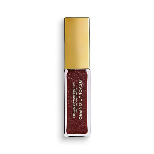 Revolution Hydrating Lip Gloss Midnight w Collagen and Peptides