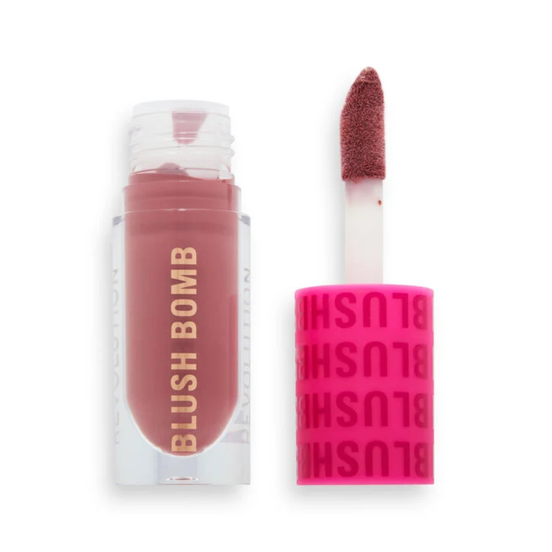 Makeup Revolution Blush Bomb Cream Blusher Rose Lust