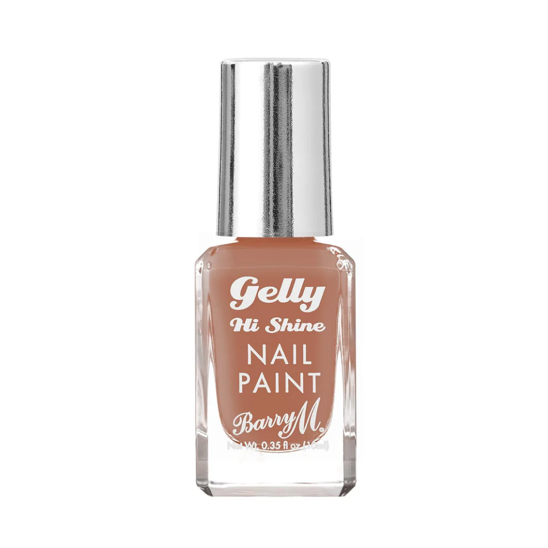Barry M Gelly Hi Shine Nail Paint Cafe Au Lait