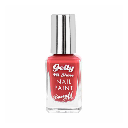 Barry M Gelly Hi Shine Nail Paint Red Velvet
