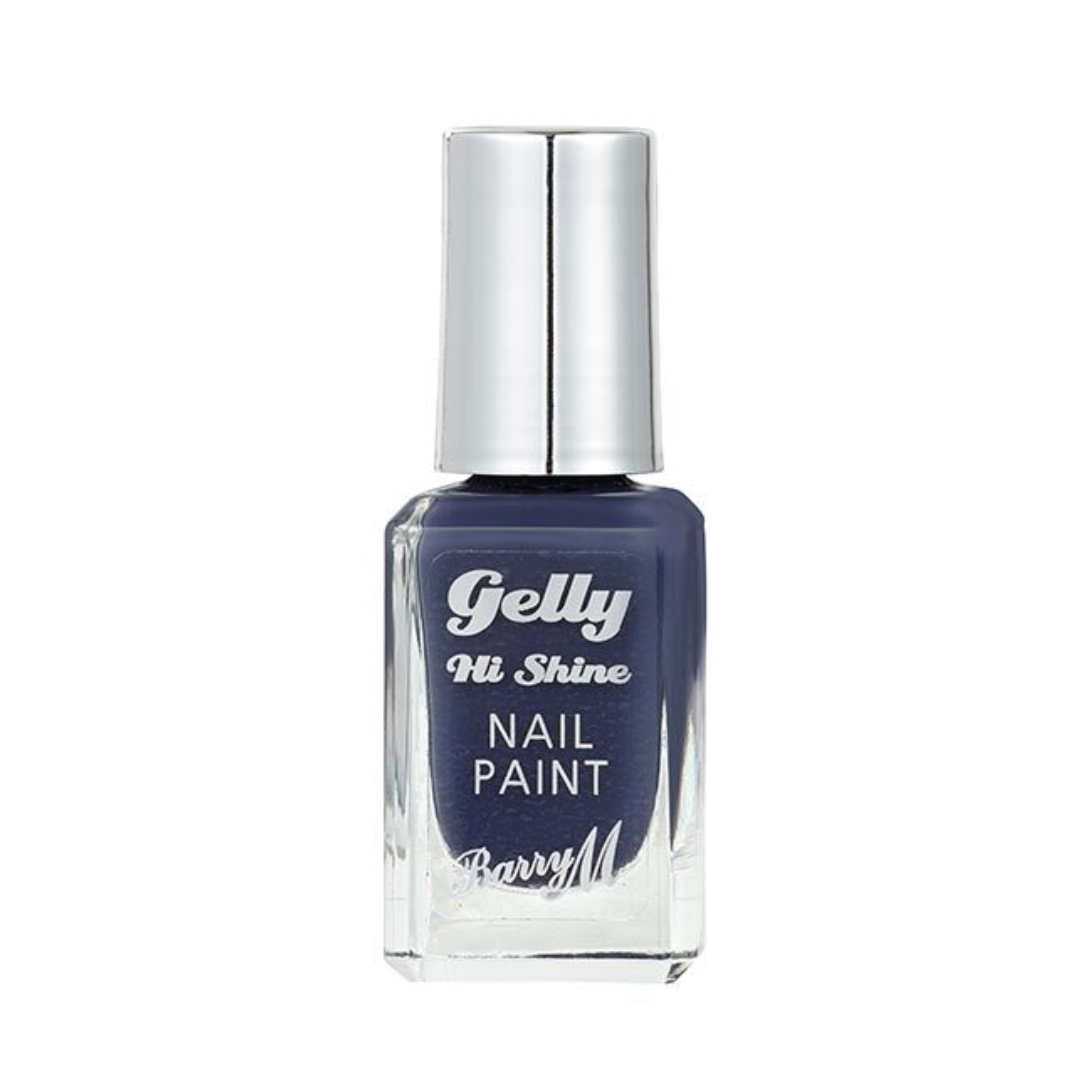 Barry M Gelly Hi Shine Nail Paint Blue Jade
